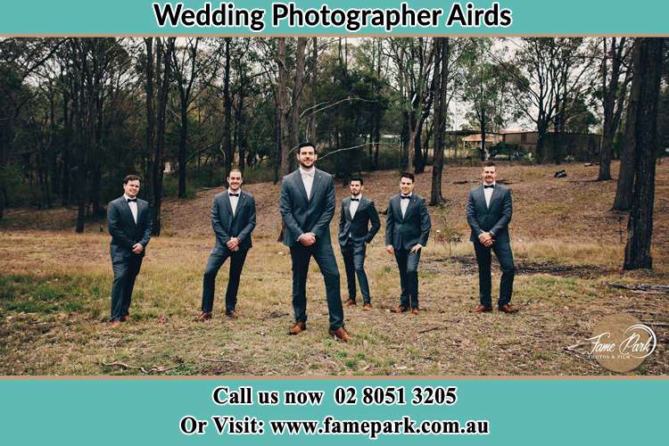 Photo of the Groom and the groomsmen Airds NSW 2560