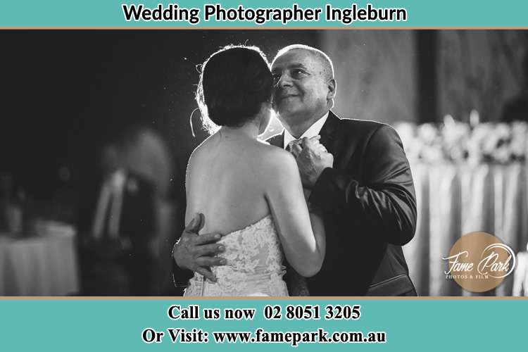 Photo of the Bride dancing with her father Ingleburn NSW 2565