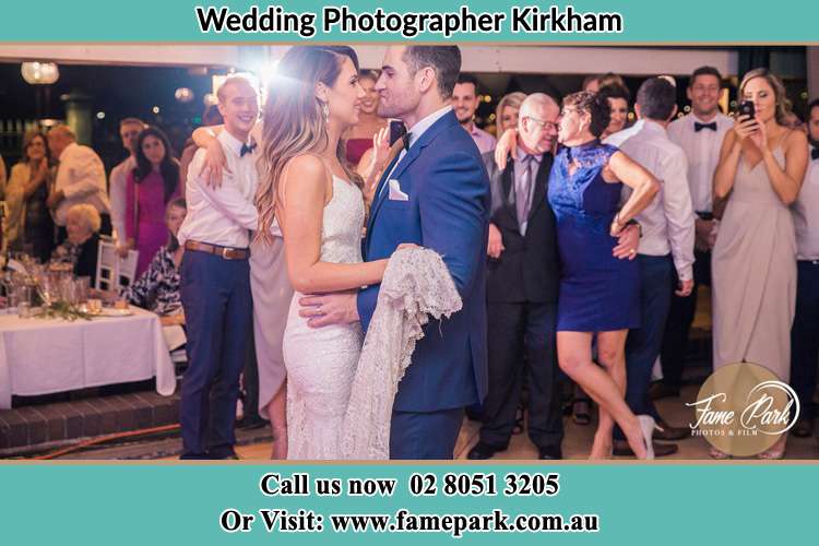 Photo of the Bride and the Groom dancing Kirkham NSW 2570