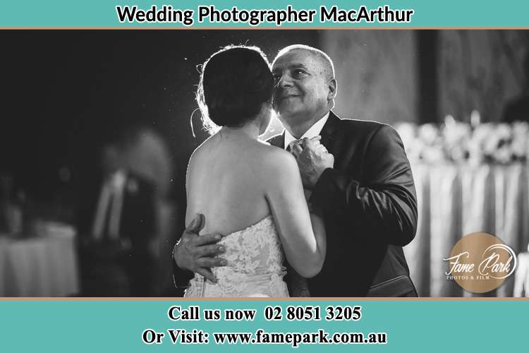 Bride and her Father at the dance floor Macarthur